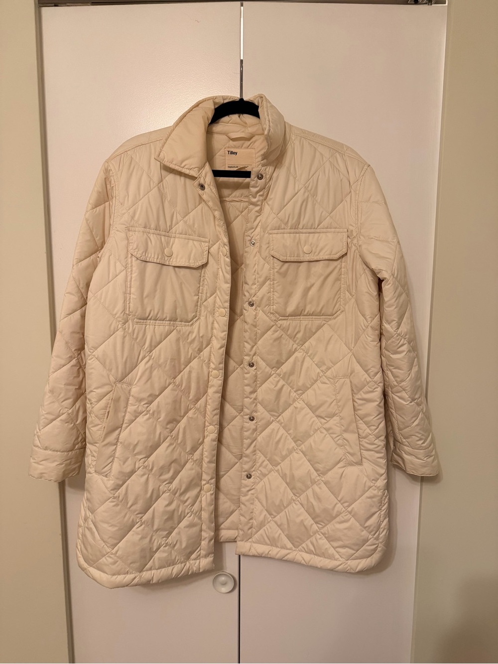 Quilted Cream Women's Jacket